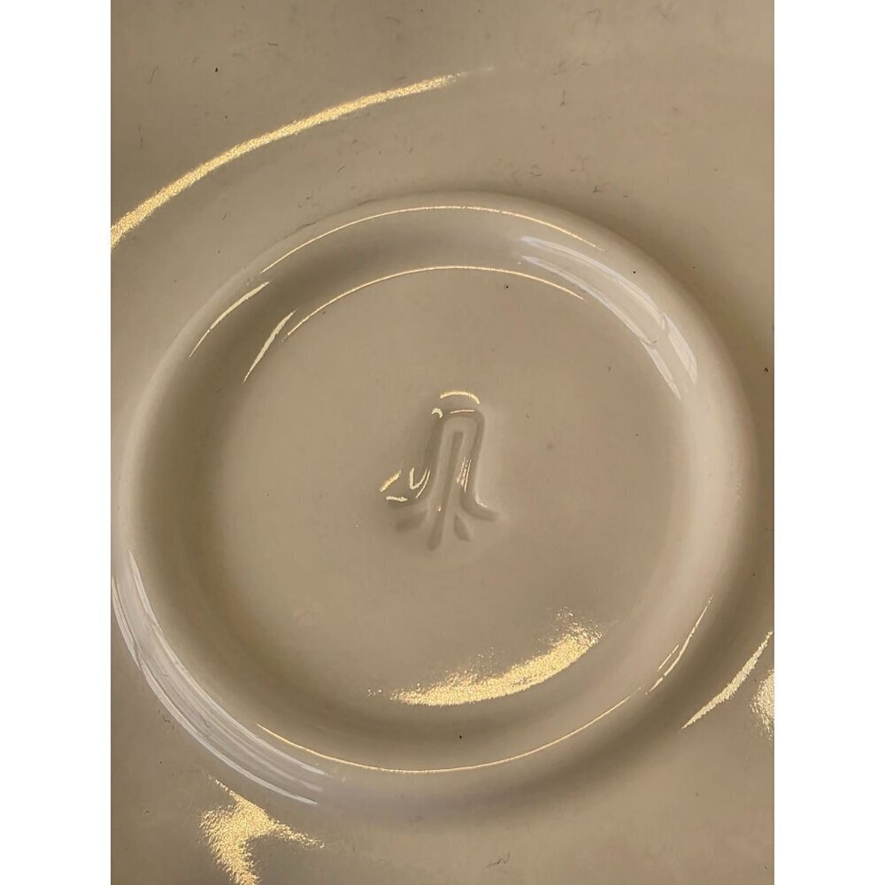 Starbucks 2 White Emboss Logo Espresso Cup Oblong Saucer Sets 2004/10 Café China - Picture 8 of 8